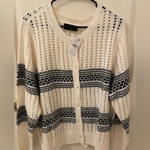 BNWT Lane Bryant knit sweater with buttons